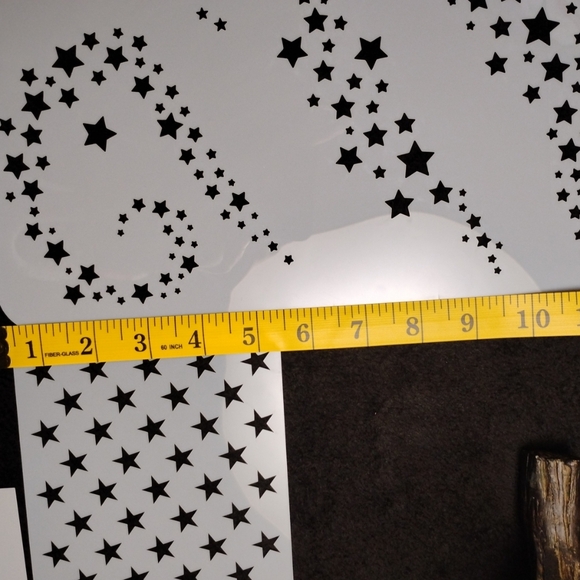 Star Pattern Stencil Set - Picture 3 of 3